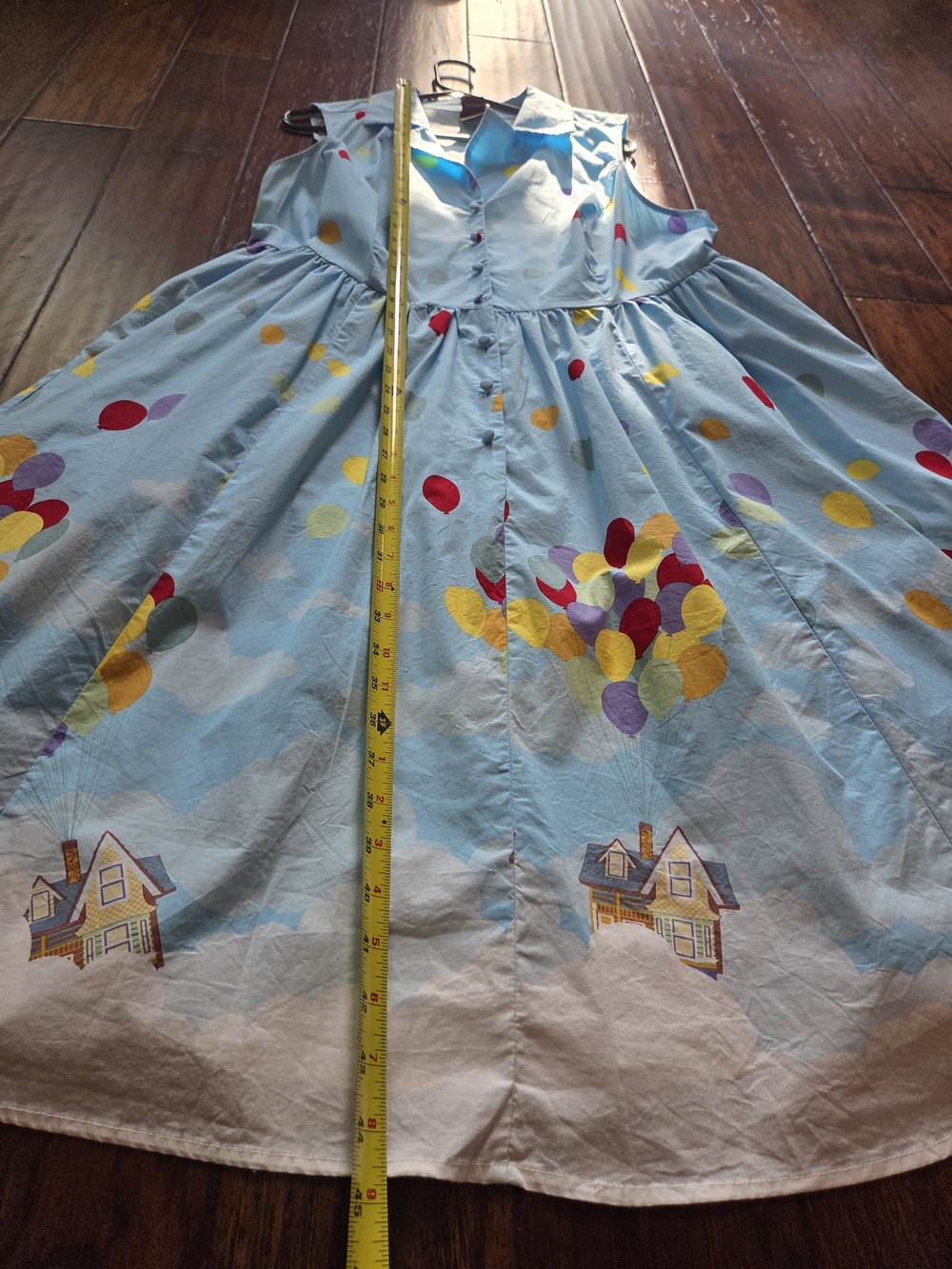 Her Universe Disney Pixar Retro Movie Up Swing Dress Rare Size 18 - Picture 7 of 8